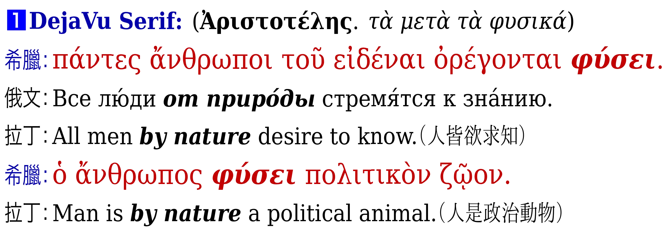 Greek Fonts