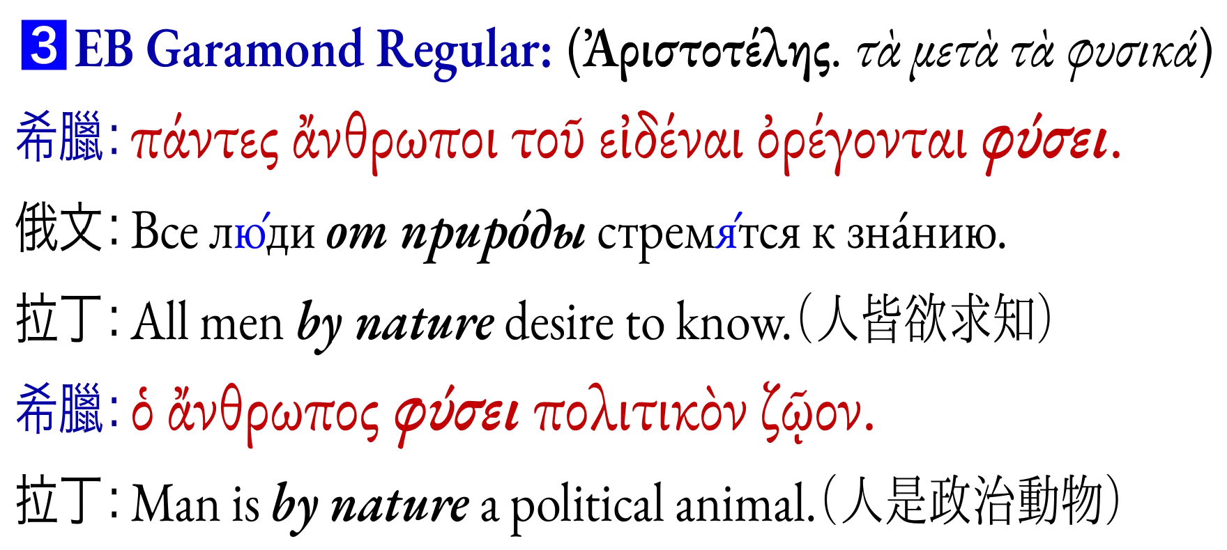Greek Fonts