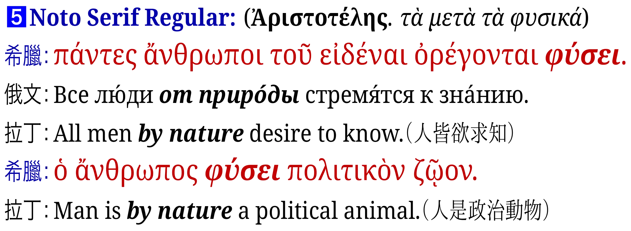 Greek Fonts
